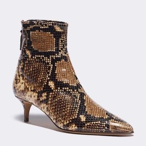 Emma Parsons Julien Ankle Boots in Snakeskin